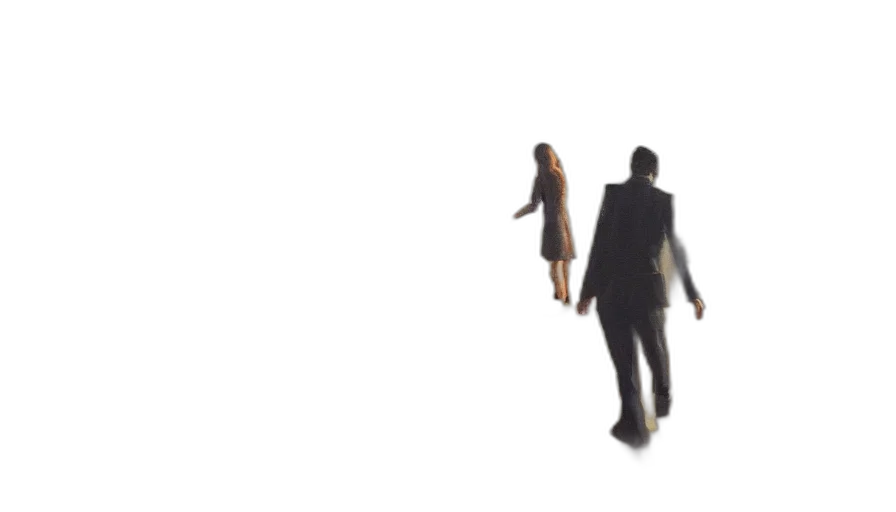 staff, 3d render, concept art, city street transparent PNG cut-out