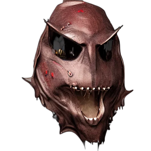 mask, face, creature, dragon transparent PNG cut-out