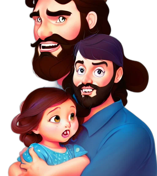 face, cartoon, photorealistic, concept art transparent PNG cut-out