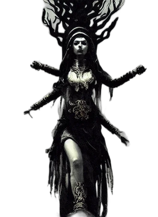 dress, crown, staff, mask transparent PNG cut-out