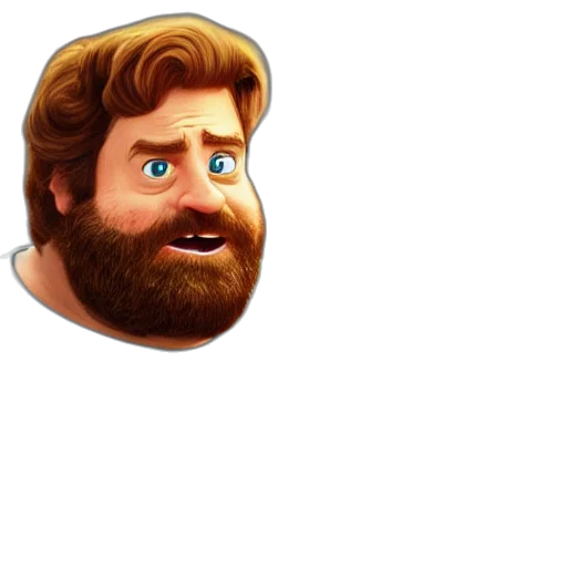 face, pixel art, concept art, 3d render transparent PNG cut-out