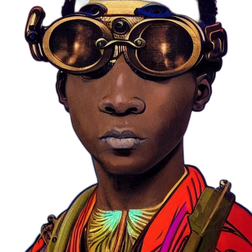 face, mask, staff, crown transparent PNG cut-out