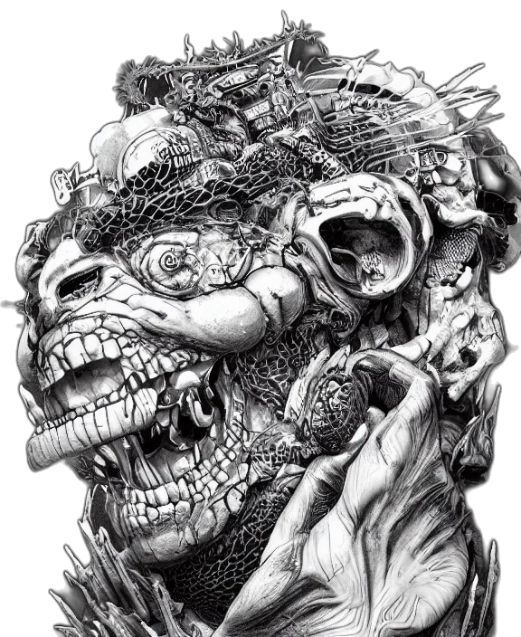 mask, face, creature, crown transparent PNG cut-out