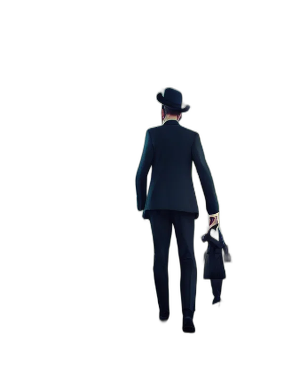 hat, staff, umbrella, concept art transparent PNG cut-out