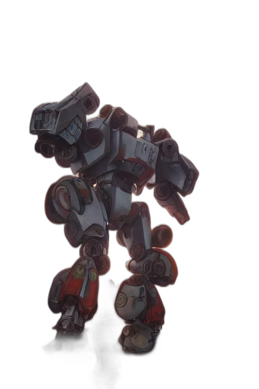 robot, weapon, creature, staff transparent PNG cut-out