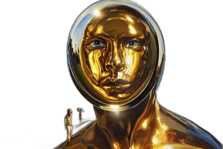 robot, mask, face, concept art transparent PNG cut-out