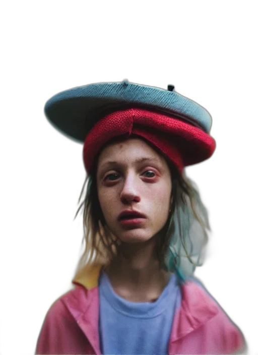 hat, face, jacket, mask transparent PNG cut-out