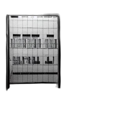 furniture, building, 3d render, monochrome transparent PNG cut-out