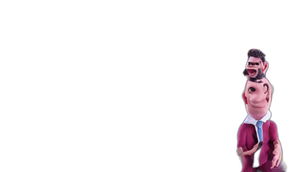 staff, umbrella, hat, robot transparent PNG cut-out