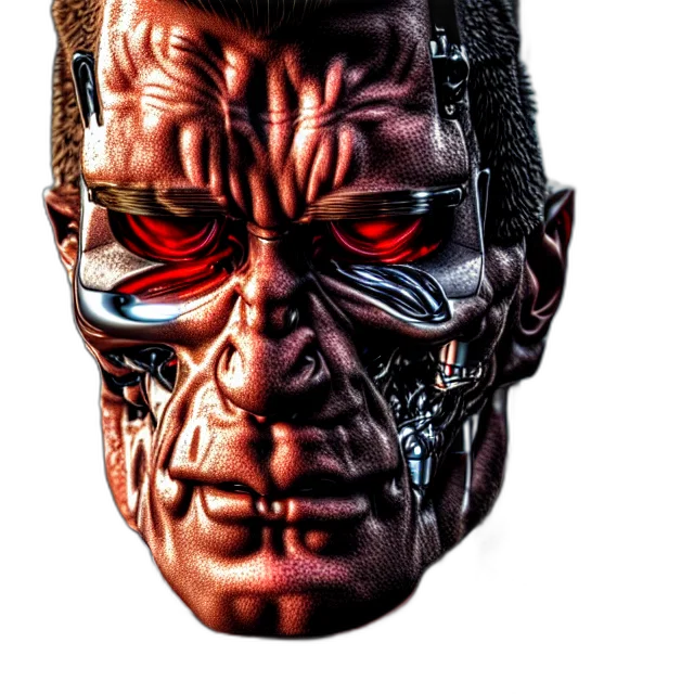 robot, mask, face, cyberpunk transparent PNG cut-out