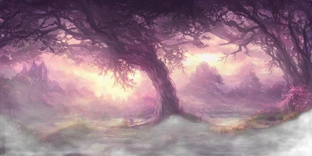 tree, fantasy art, concept art, photorealistic transparent PNG cut-out