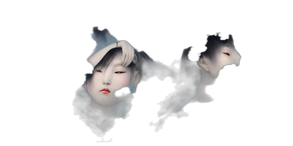 mask, face, dragon, creature transparent PNG cut-out