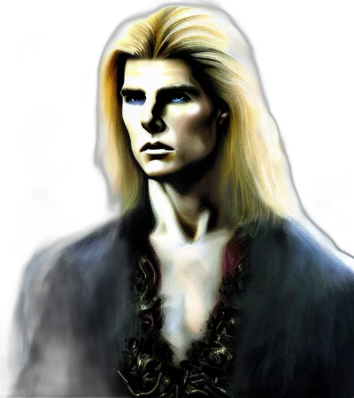 face, jacket, fantasy art, photorealistic transparent PNG cut-out