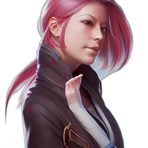jacket, staff, face, fantasy art transparent PNG cut-out