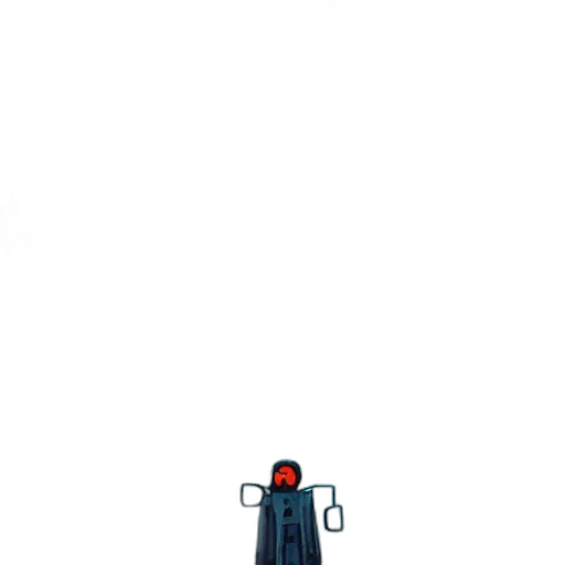 robot, weapon, sword, staff transparent PNG cut-out