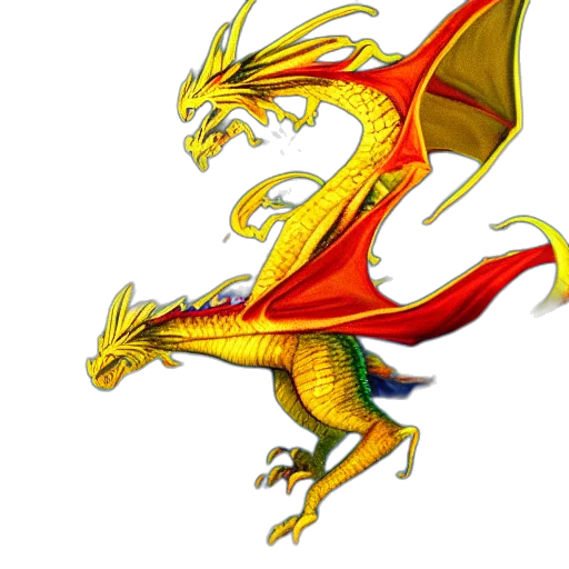 dragon, staff, animal, concept art transparent PNG cut-out
