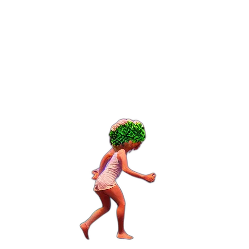 creature, tree, hair, crown transparent PNG cut-out