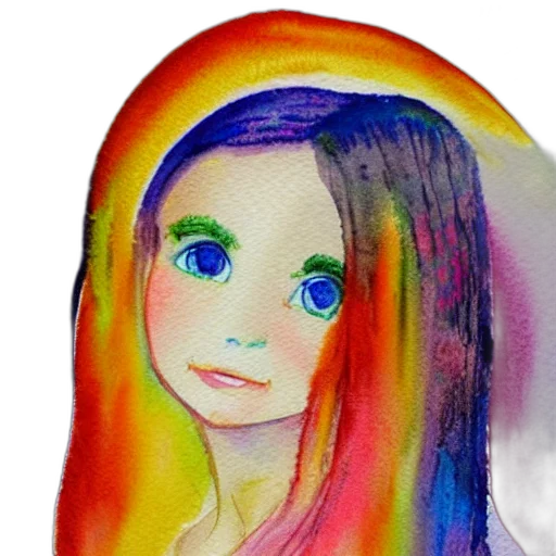 face, hair, dress, mask transparent PNG cut-out