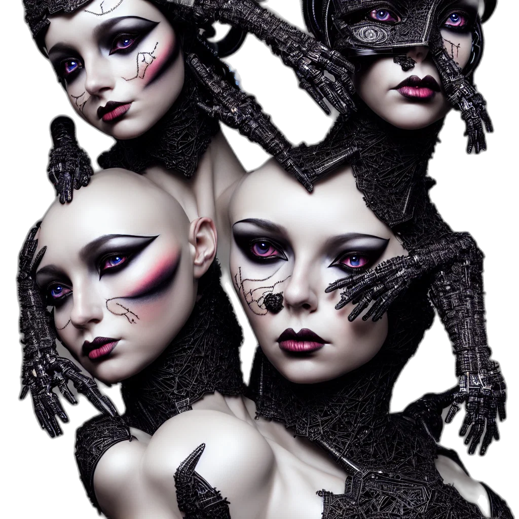 mask, robot, creature, face transparent PNG cut-out