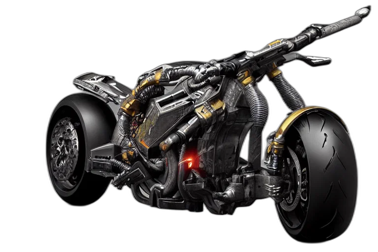 weapon, robot, car, 3d render transparent PNG cut-out
