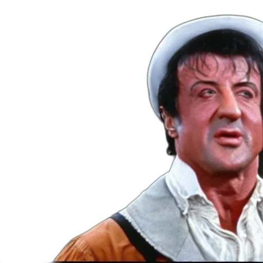 hat, jacket, face, photorealistic transparent PNG cut-out
