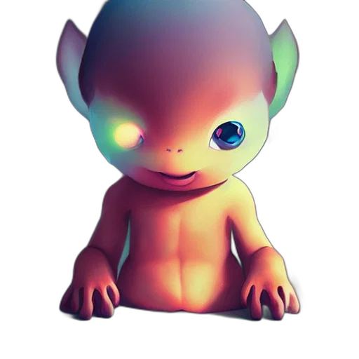 creature, dragon, animal, staff transparent PNG cut-out