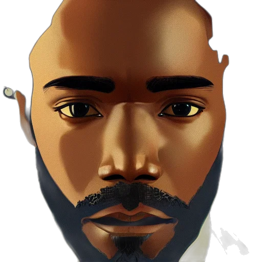 face, mask, photorealistic, concept art transparent PNG cut-out