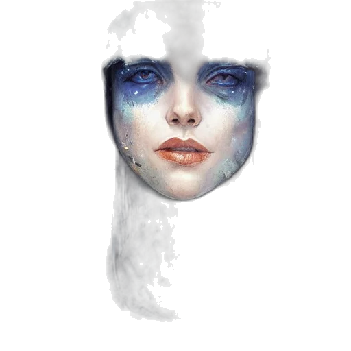 face, mask, robot, crown transparent PNG cut-out