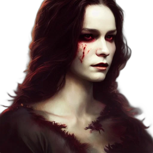 face, fantasy art, photorealistic, comic book art transparent PNG cut-out