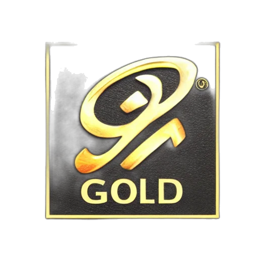 jewelry, 3d render, golden, logo transparent PNG cut-out
