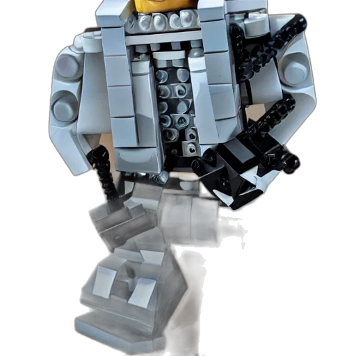 robot, weapon, staff, creature transparent PNG cut-out