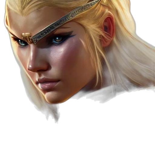 face, crown, jewelry, staff transparent PNG cut-out