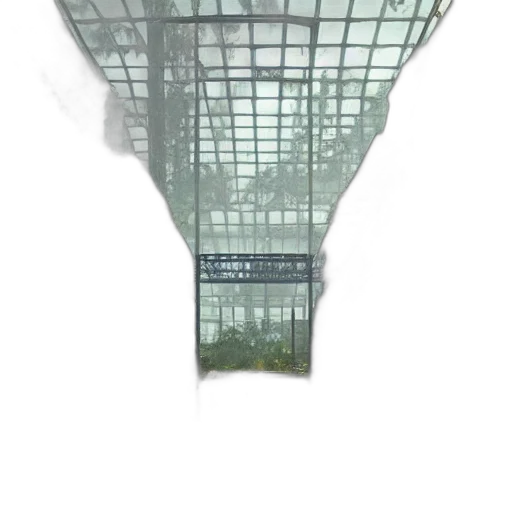 umbrella, building, face, robot transparent PNG cut-out