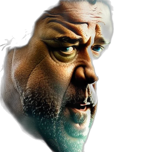 face, mask, creature, staff transparent PNG cut-out