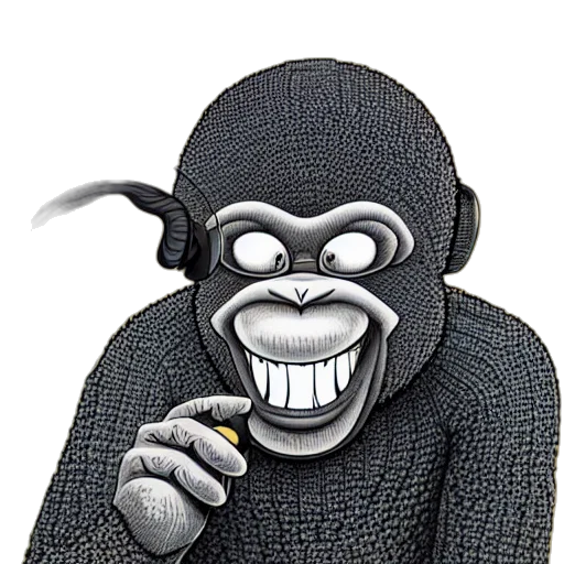 mask, jacket, creature, face transparent PNG cut-out