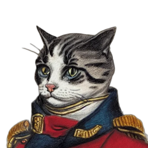 staff, animal, crown, jacket transparent PNG cut-out