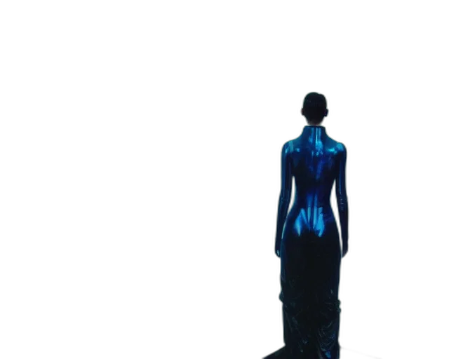 dress, jewelry, robot, staff transparent PNG cut-out