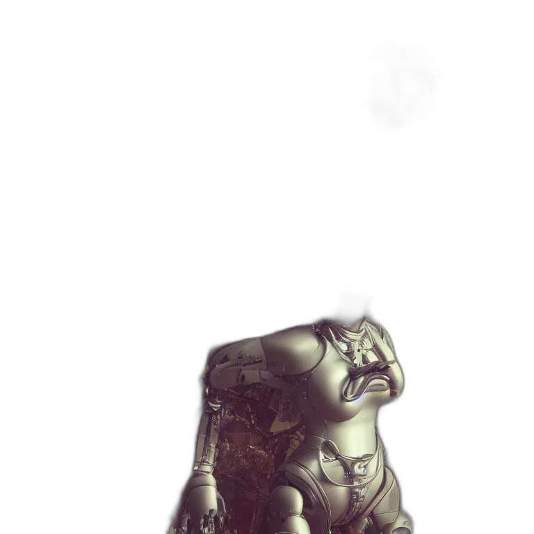 robot, creature, dragon, mask transparent PNG cut-out