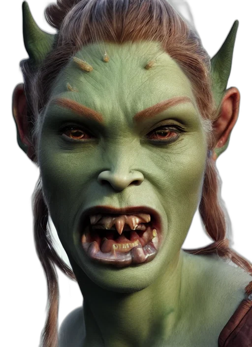 face, creature, mask, staff transparent PNG cut-out