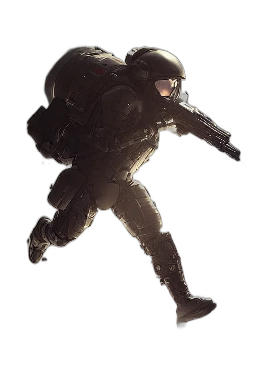 weapon, jacket, staff, mask transparent PNG cut-out