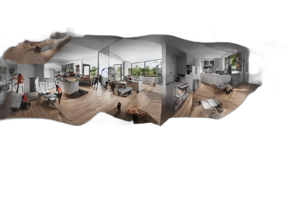 furniture, 3d render, concept art, photorealistic transparent PNG cut-out