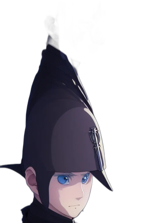 hat, staff, crown, face transparent PNG cut-out