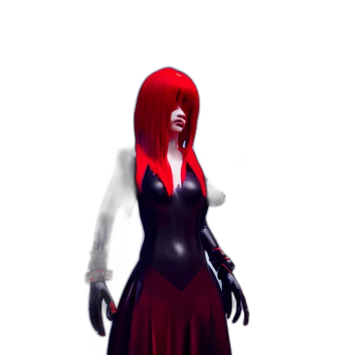 dress, mask, staff, robot transparent PNG cut-out