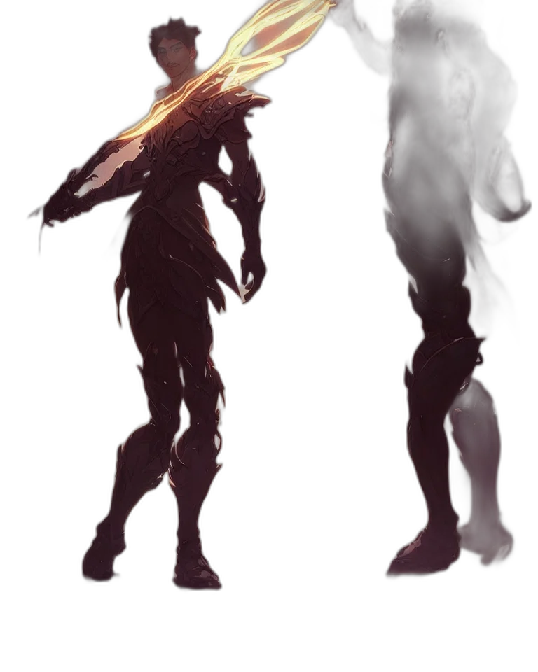 creature, dragon, staff, weapon transparent PNG cut-out