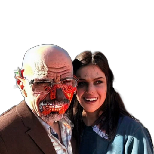 face, mask, jacket, creature transparent PNG cut-out