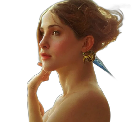 jewelry, face, crown, staff transparent PNG cut-out