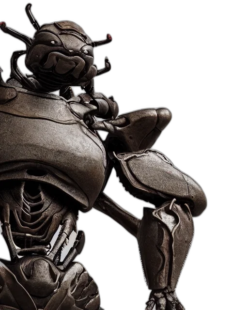 robot, concept art, 3d render, highly transparent PNG cut-out