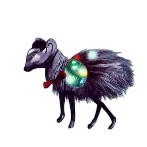 animal, creature, staff, jewelry transparent PNG cut-out