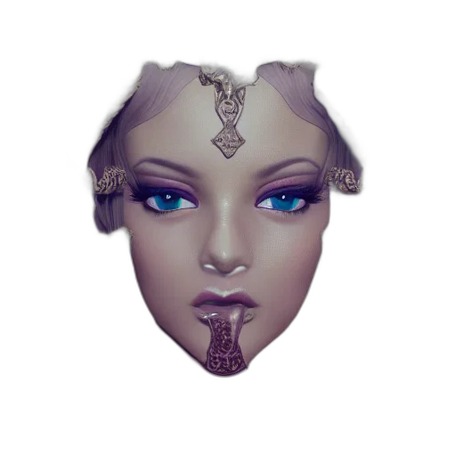 mask, crown, face, jewelry transparent PNG cut-out
