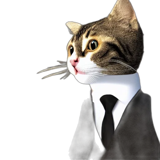 staff, animal, photorealistic, 3d render transparent PNG cut-out